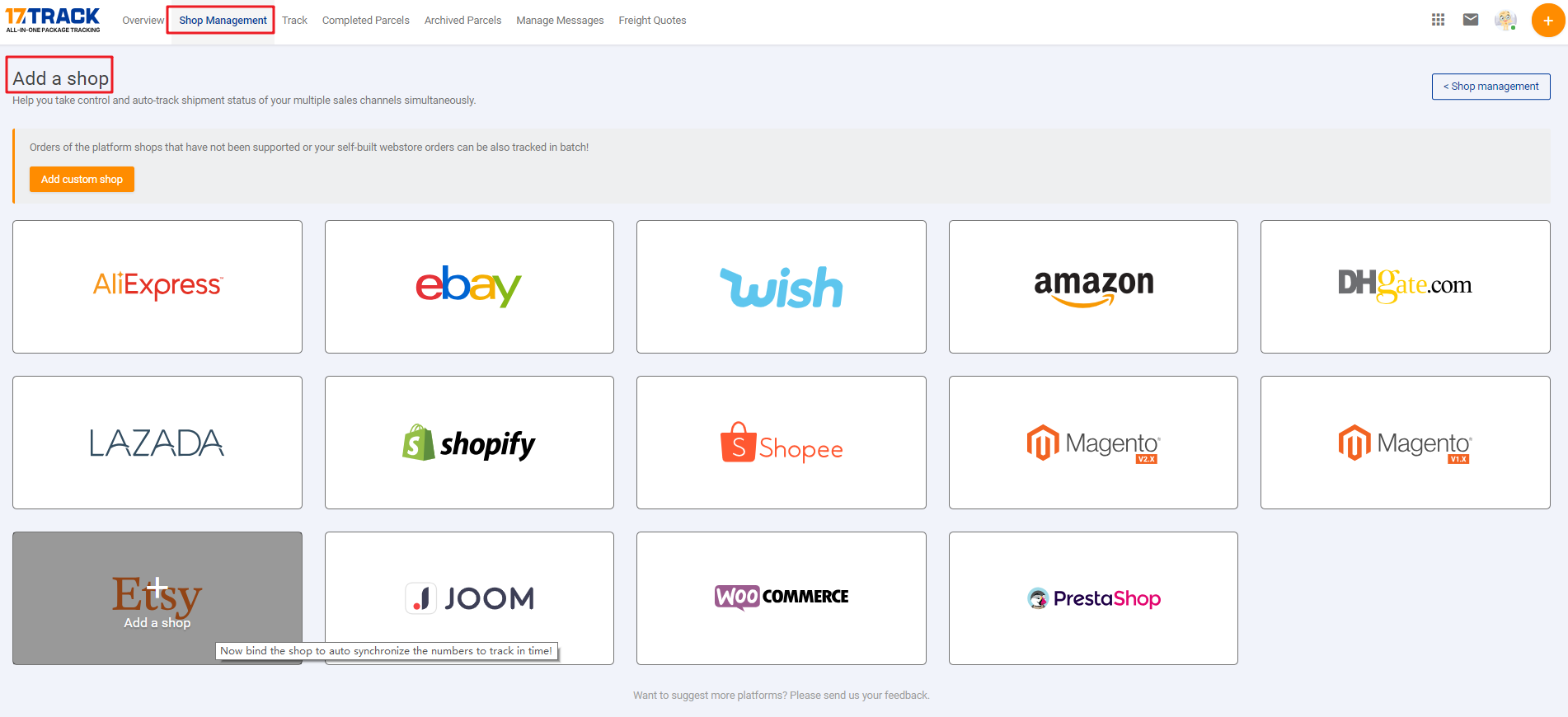 17TRACK如何綁定Etsy店鋪？Etsy關(guān)聯(lián)17TRACK操作流程一覽