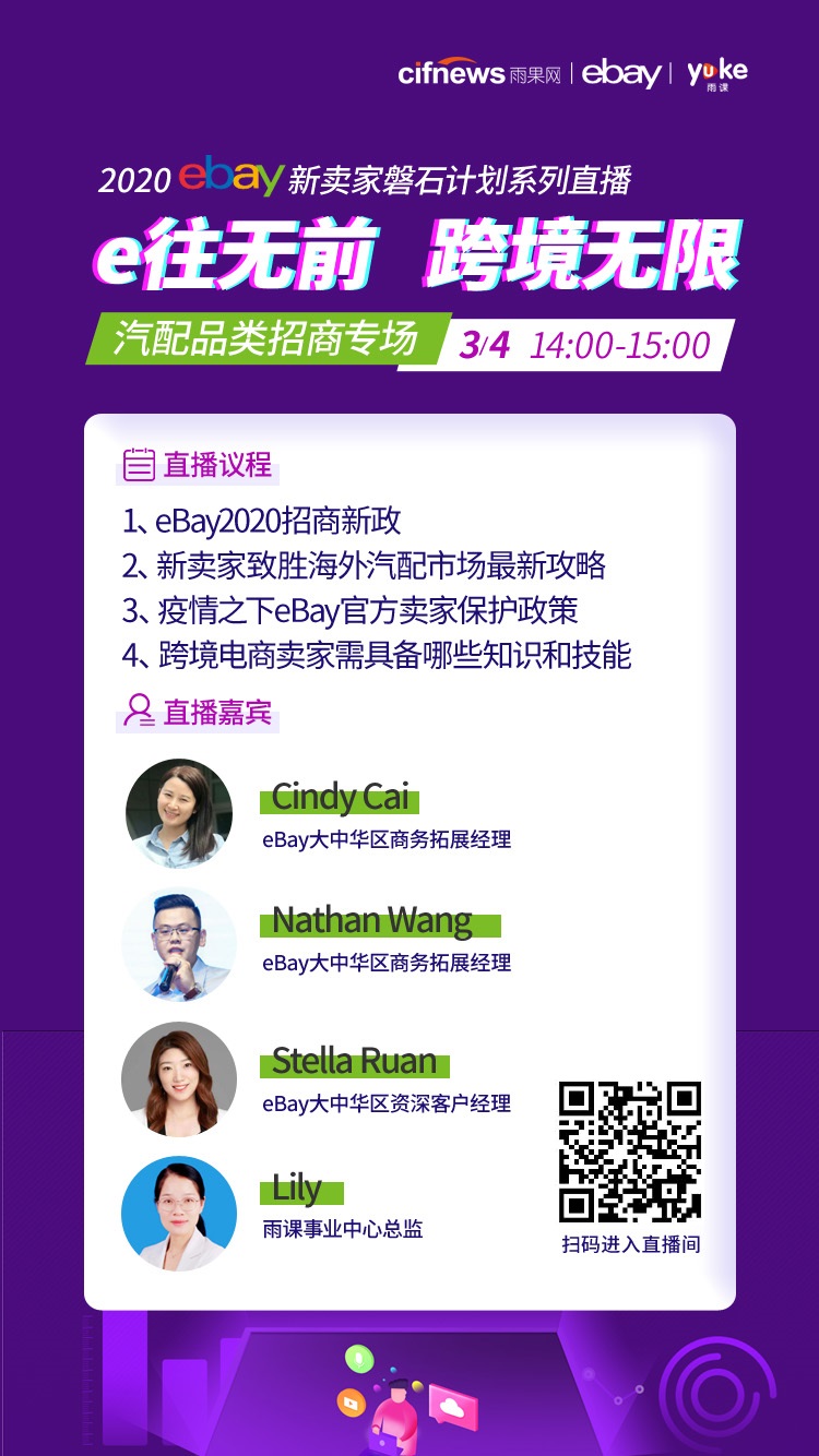 雨果直播预告：拆解200亿美金海外汽配市场的打法，7个步骤拿下心仪供应商