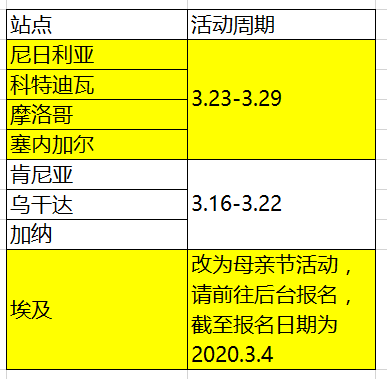 Jumia科技周活動變更通知
