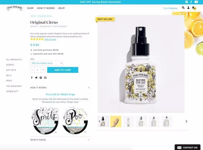 Shopify店铺分析 | 15个产品页案例，助你打造令人艳羡的在线商店！