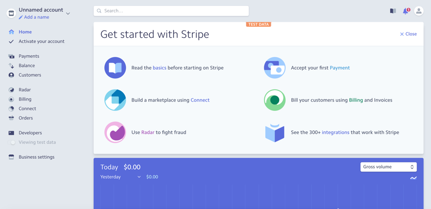 空中云汇如何添加Global Account至Stripe？