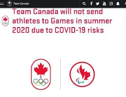 东京奥运会最新消息：加拿大澳大利亚不参加今夏奥运会