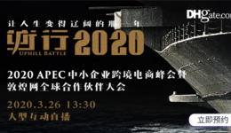 【直播预约】新市场、新商机、行业洞察——敦煌网2020 APEC中小企业跨境电商峰会开启