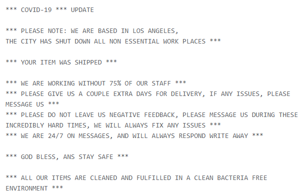 新冠疫情期间,为eBay卖家准备的售后客服邮件回复示例及模板!