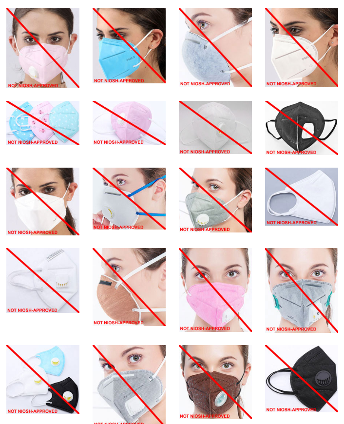 美国拒绝中国标准N95口罩后续①：CDC发布虚假NOISH认证口罩，中国多家企业被点名