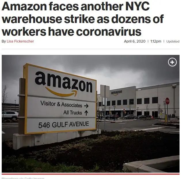 美国全国均已宣布进入灾难状态,美国快递小哥纷纷罢工