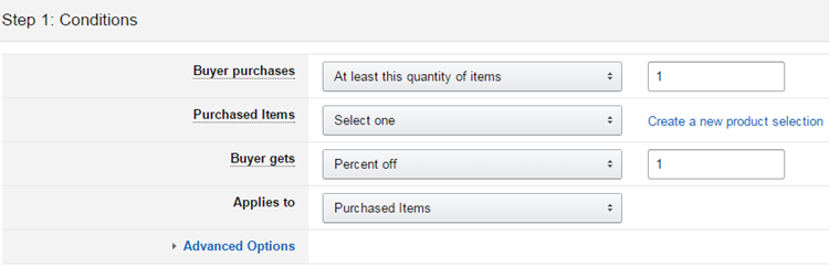 亚马逊促销活动Promotion②：Money Off(满减折扣)的设置教程