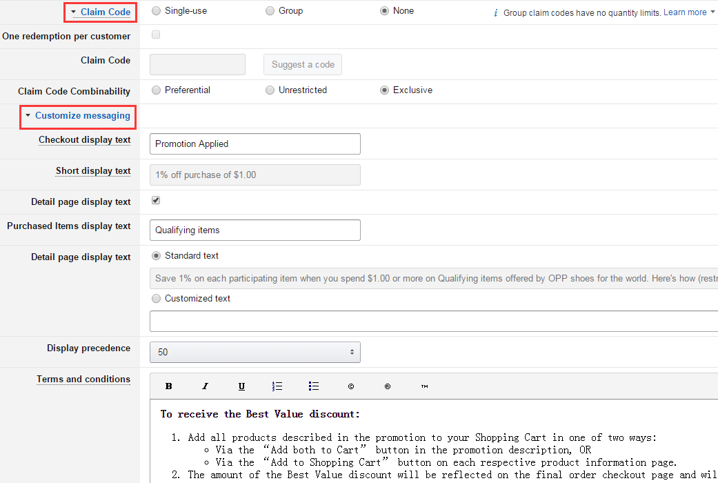 亚马逊促销活动Promotion②：Money Off(满减折扣)的设置教程