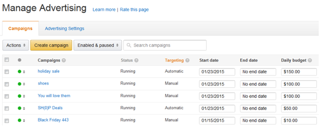 ​【亚马逊新手开店】亚马逊sponsored products 广告操作详解