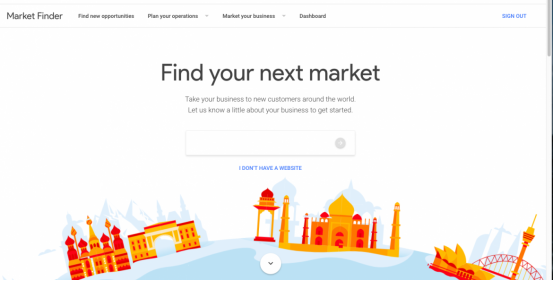 谷歌Market Finder工具有什么作用？