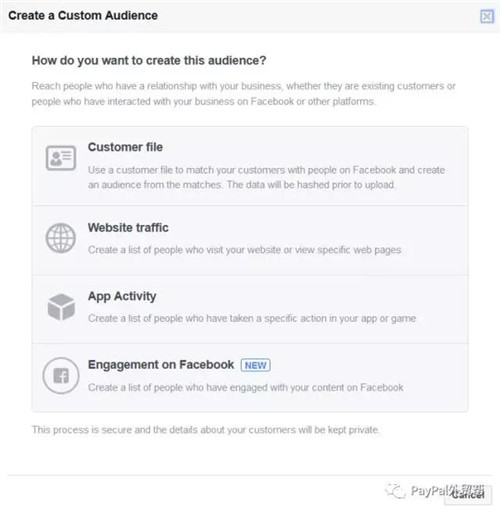 五分钟指南：Facebook最新的广告受众自定义功能