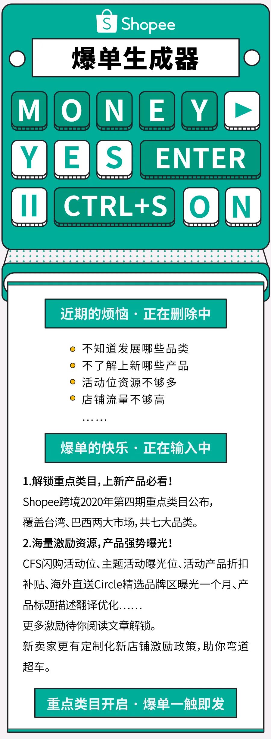 女装家居3C上新有激励，台湾和巴西市场卖家必看