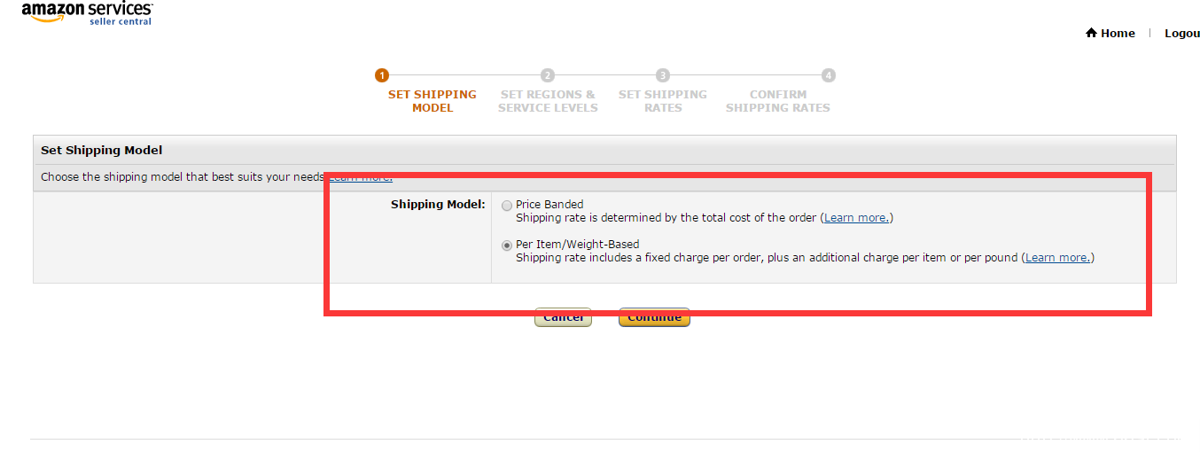 亚马逊FBA操作流程及亚马逊运费设置