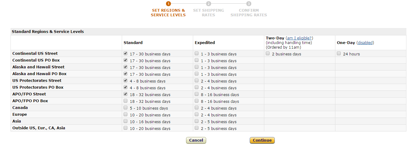 亚马逊FBA操作流程及亚马逊运费设置