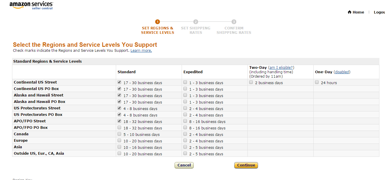 亚马逊FBA操作流程及亚马逊运费设置