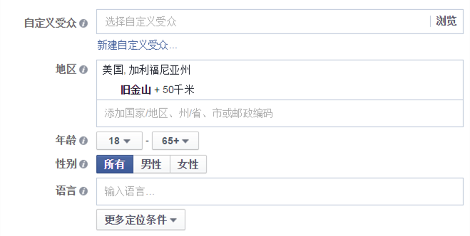 手把手教你如何设置Facebook广告受众？