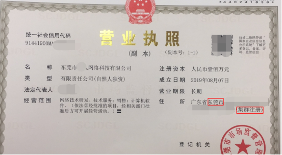 实操：集群地址注册公司全流程