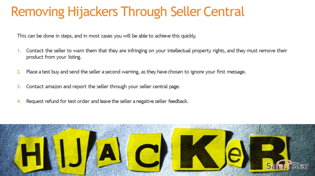 Richard第10期:亚马逊卖家如何保护自己的链接以及赶走跟卖