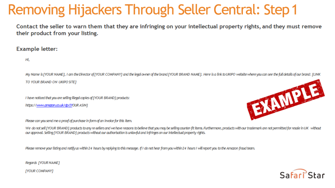 Richard第10期:亚马逊卖家如何保护自己的链接以及赶走跟卖