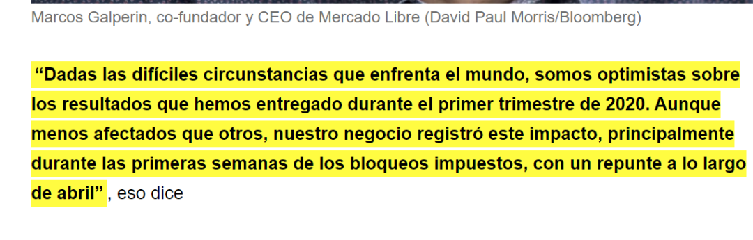 Mercado Libre第一季度财务报告