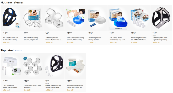 ​亚马逊选品案例教学之止鼾器
