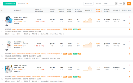 ​亚马逊选品案例教学之止鼾器