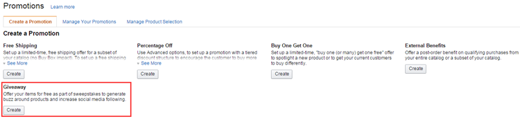 亚马逊促销活动Promotion⑤：Giveaway（亚马逊抽奖）的设置教程