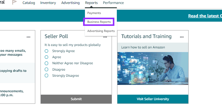 如何通过亚马逊卖家后台快速获取转化率及相关数据？