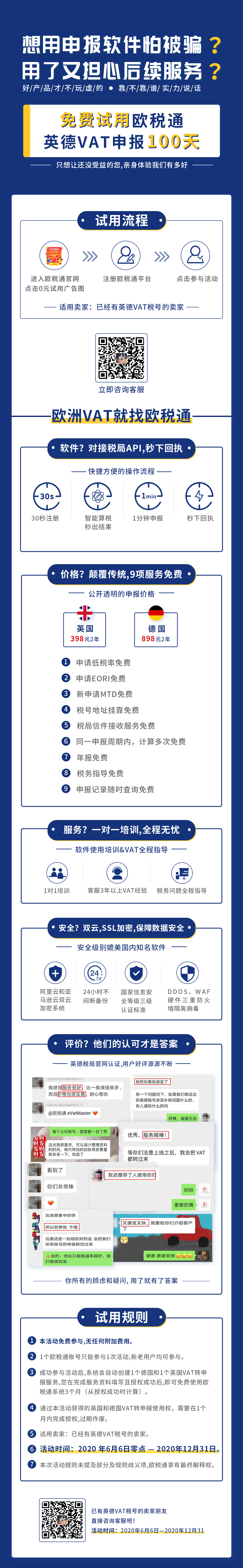 重磅鉅惠！0元試用歐稅通VAT申報100天！