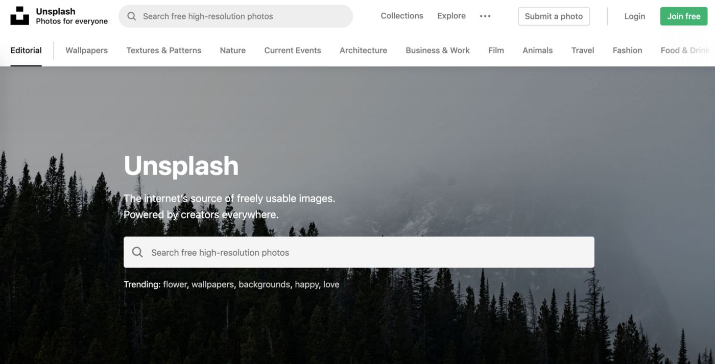 先收藏！分享5个免费、高清且无版权问题的图片素材网站