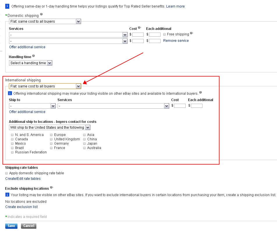ebay运输方式怎么设置