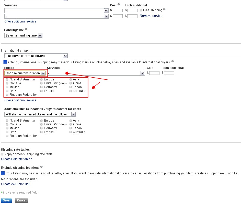 ebay运输方式怎么设置