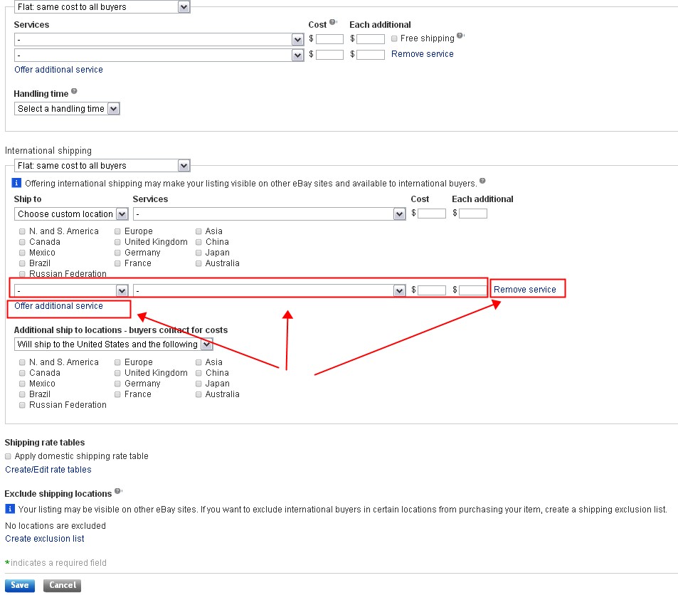 ebay运输方式怎么设置