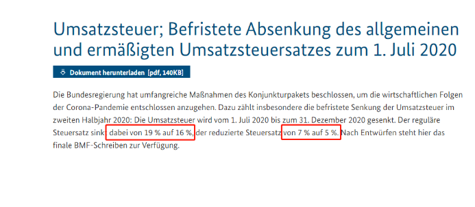 Amy聊跨境：德国降低增值税率，使用亚马逊VAT Calculation Services和自动开发票功能VCS的卖家注意了！