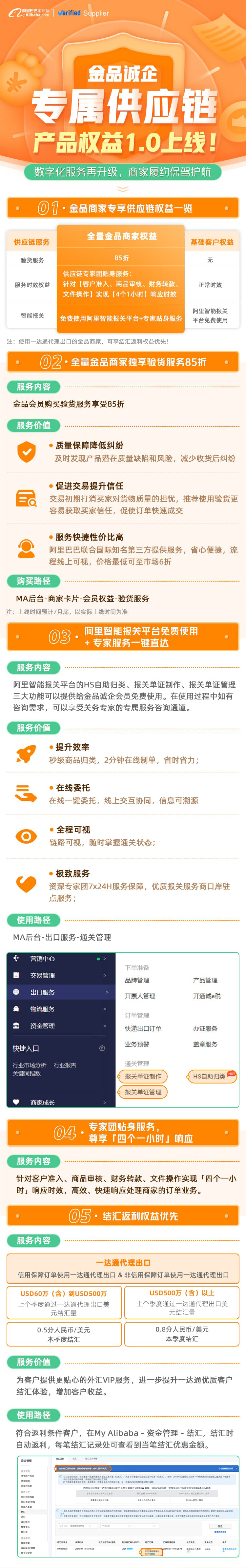 金品诚企商家专享供应链权益已上线 数字化服务再升级