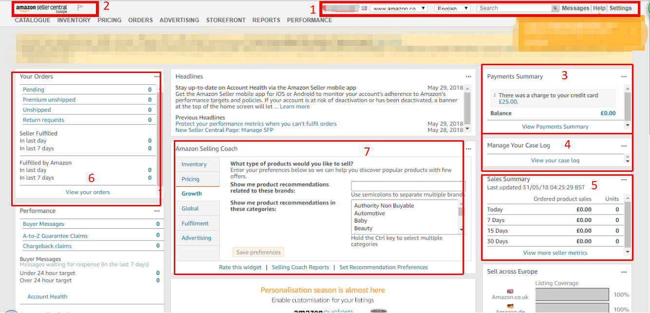 亚马逊基础篇:前后台页面详解,送给新手的你