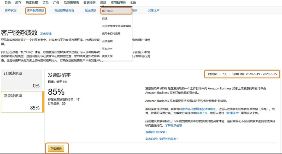 亚马逊卖家头疼！发票缺陷率（IDR)纳入绩效