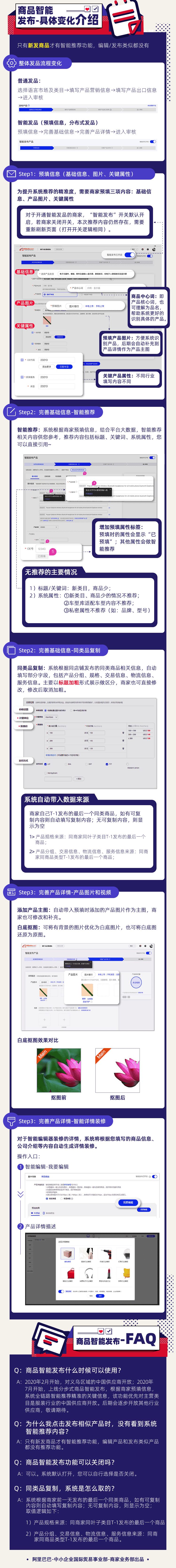 阿里巴巴国际站商品智能发布功能，助您快速上新发品！