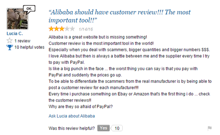 海外買家是這么評價阿里巴巴國際站的！