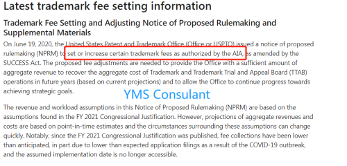 注册美国商标要趁早！USPTO拟于十月份调整商标官费