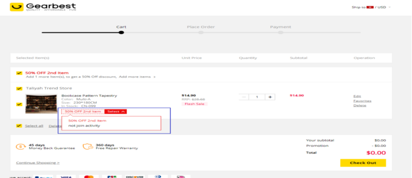 【Gearbest店铺实操系列5】如何设置满件折 