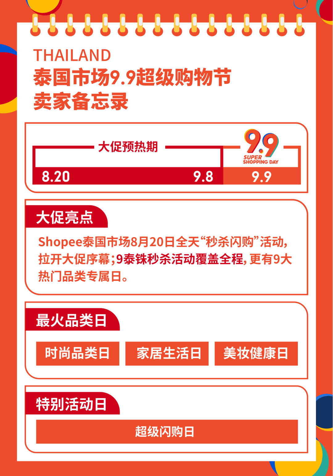 备战9.9! 大促品类日、热卖商品及热搜词攻略(马台菲泰)