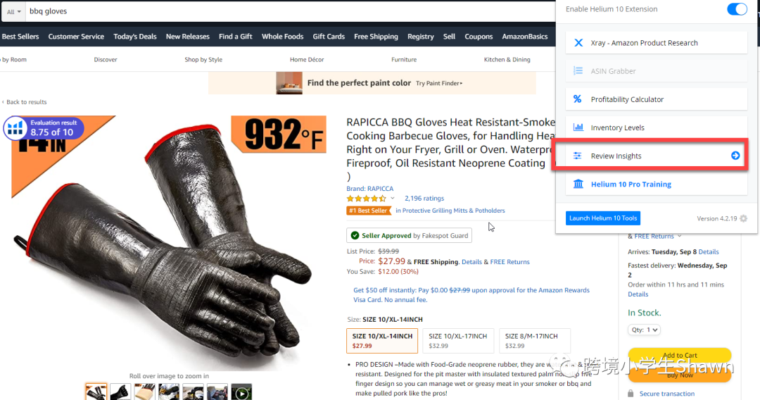 亚马逊如何调研竞品review为选品服务