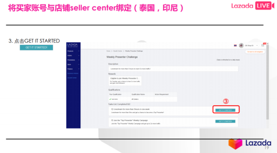 LAZADA各站点直播流程解析&直播注意点