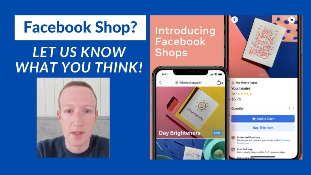 Facebook Shop与Facebook Business Page 中Shop部分并不一样