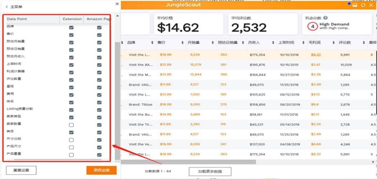 JS插件——亚马逊选品必备工具