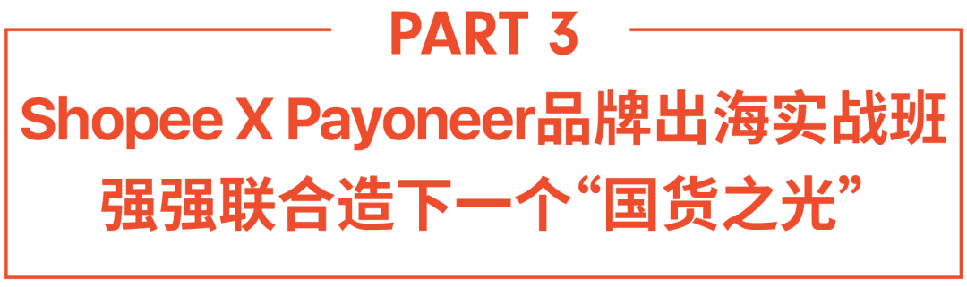 Shopee x Payoneer品牌出海实战班: 3天闪电开店, 安全收付畅享优惠