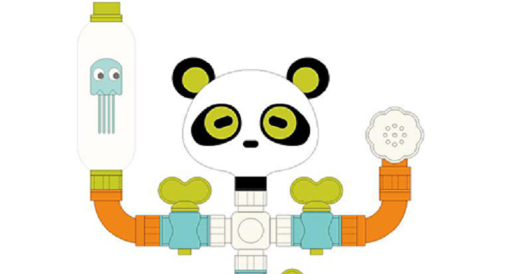 浴室管道DIY玩具