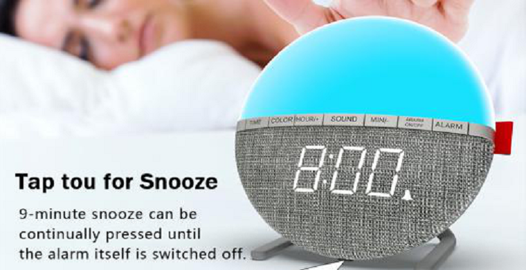 七彩LED电子闹钟