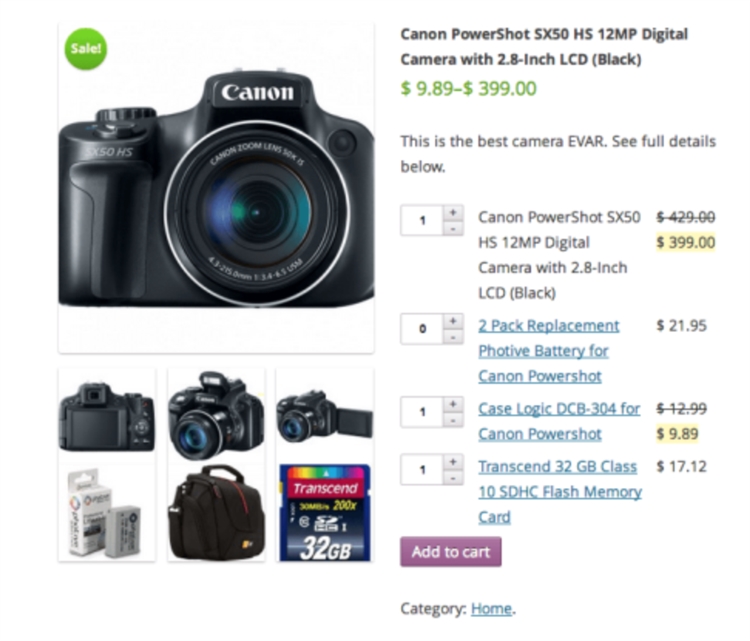 Woocommerce视频教程12：Grouped Product组合商品的介绍